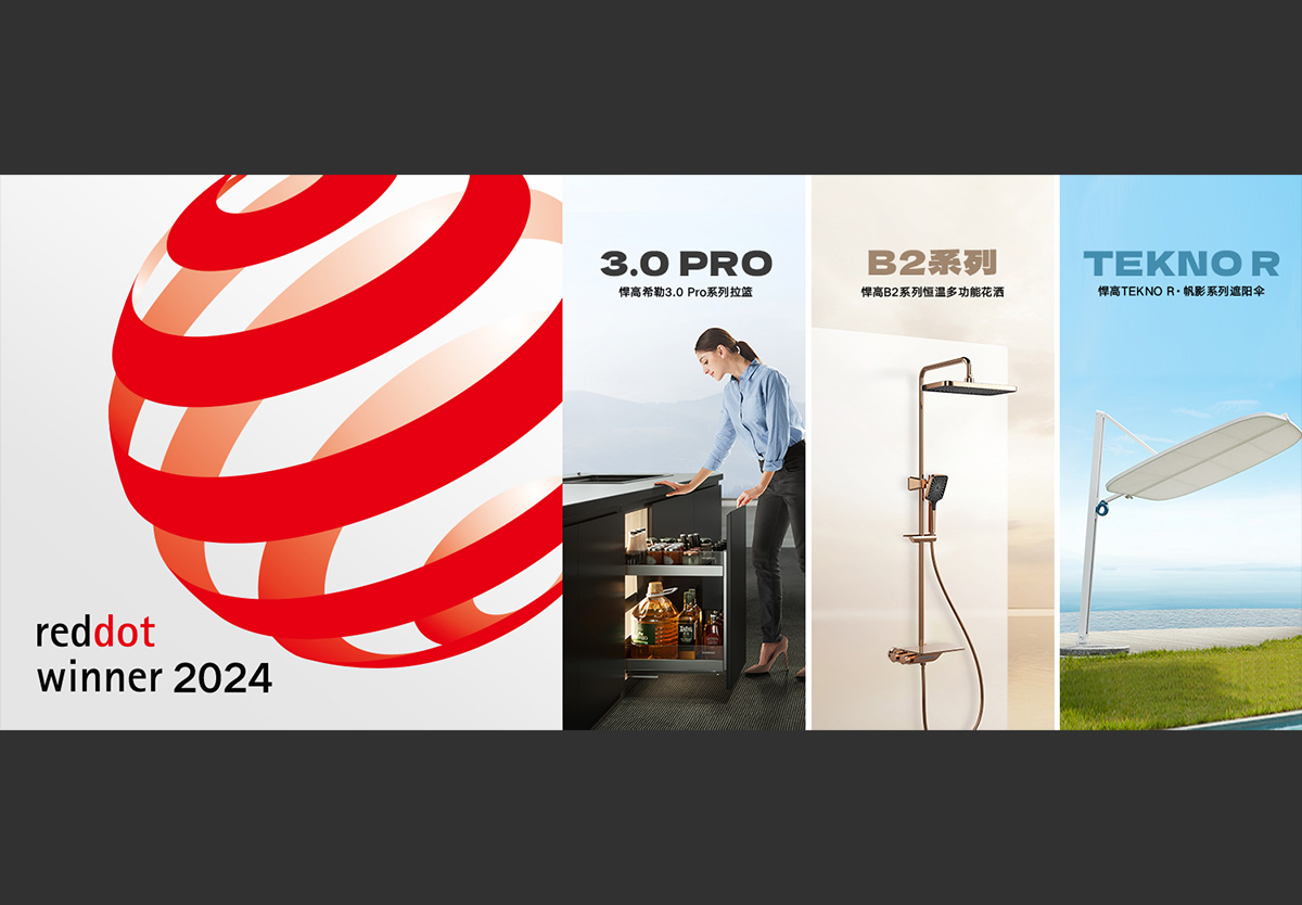 重磅 | 悍高再獲3枚紅點獎，累計紅點、iF達23枚！